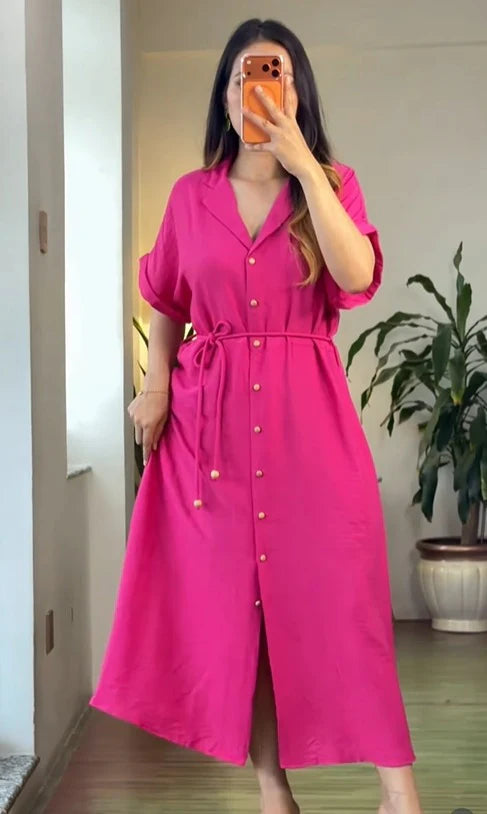 Premium Printed Rayon Dress for Women | Comfortable Summer Wear