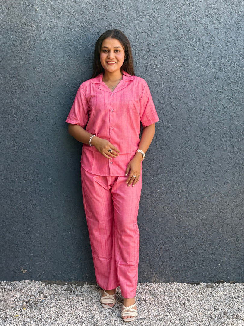 Pure Linen Designer Co-ord Set