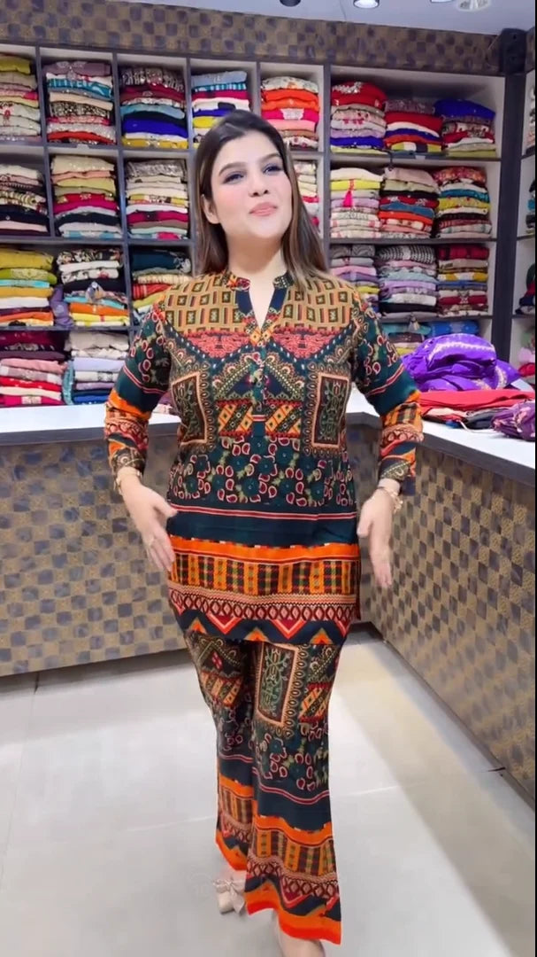 Aarohi Ethnic Printed Co-Ord Set for Women